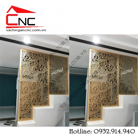 Vách ngăn cầu thang bằng gỗ, vách ngăn nhà đẹp