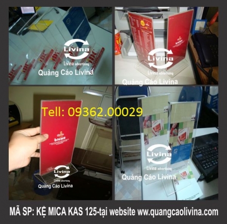 Giảm giá các loại kệ menu tại Hà nội