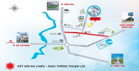 Đất đầu tư cạnh sân bay Long Thành, trục đường vào sân bay