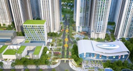 Không phải Đà Nẵng, Nha Trang hay Phú Quốc,... Mà ngay Hà Nội. Biển hồ xanh và cát trắng trải dài.