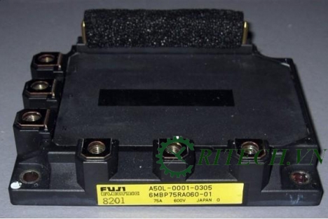 6MBP75RA060-01, A50L-0001-0305 IGBT Fuji 75A 600V