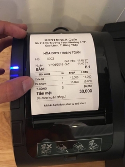 trọn bộ thiết bị tính tiền cho quán cafe tại Đà nẵng- Huế- quảng nam