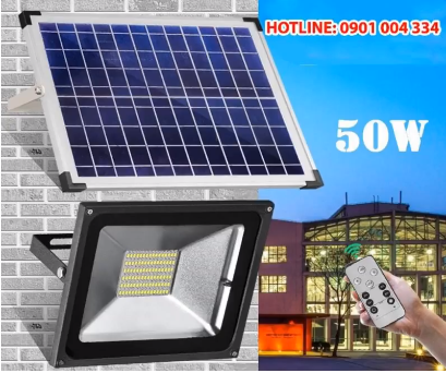 ĐÈN PHA LED NĂNG LƯỢNG MẶT TRỜI 50W ĐẸP CHÍNH HÃNG