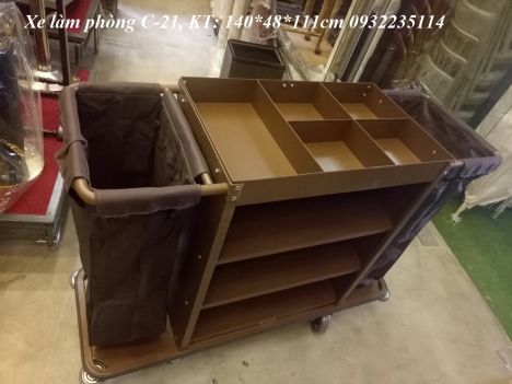 Xe làm phòng, xe dọn phòng khách sạn cao cấp