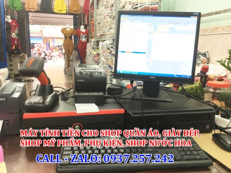 Bán máy tính tiền cho shop phụ kiện, shop quà lưu niệm tại Bạc Liêu