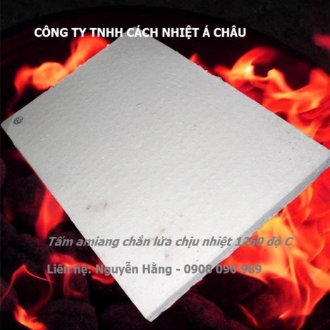 Bông ceramic dạng tấm cách nhiệt, chịu lửa. Gía rẻ