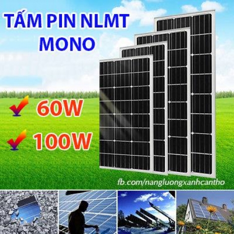 PIN NĂNG LƯỢNG MẶT TRỜI MONO