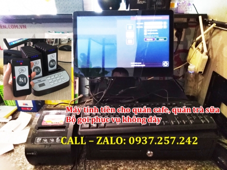 Bán trọn bộ thiết bị tính tiền cho quán cafe, trà sữa tại Cao Lãnh, Hồng Ngự