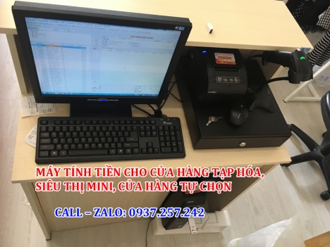 Bán máy tính tiền cho cửa hàng tạp hóa tại Cao Lãnh, Hồng Ngự