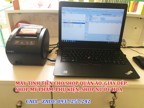 Bán máy tính tiền cho shop quần áo, giày dép tại Cao Lãnh, Hồng Ngự