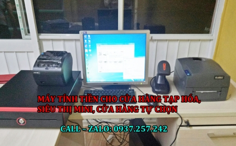 Bán máy tính tiền cho siêu thị mini tại Cao Lãnh, Hồng Ngự