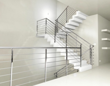 Lan can cầu thang inox