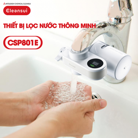 Dùng máy lọc nước gắn ngay tại vòi nước nhà bạn