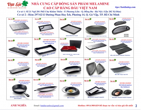  Bán bát đĩa melamine