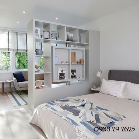 Lãng mạn với vách ngăn phòng ngủ