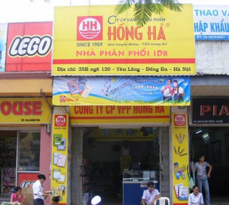 Phân phối văn phòng phẩm Hồng Hà, vở Hồng Hà miền Bắc