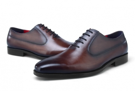 Gìay công sở nam kiểu Wholecut Oxford [hình thật]