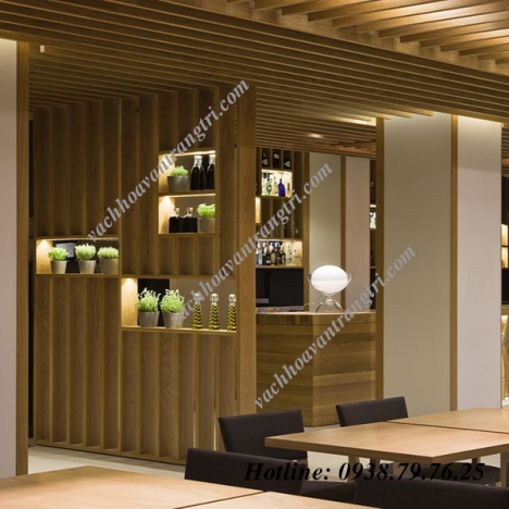 Xu hướng hiện đại với lam gỗ trang trí