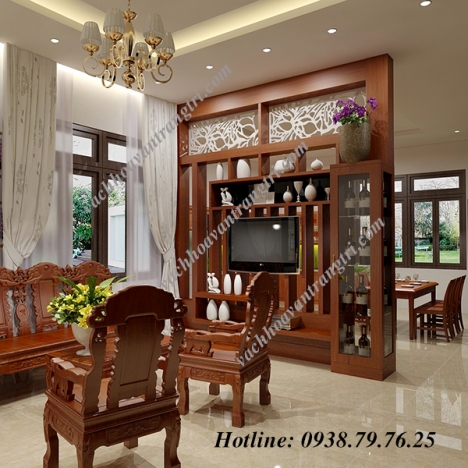 Xu hướng hiện đại với lam gỗ trang trí