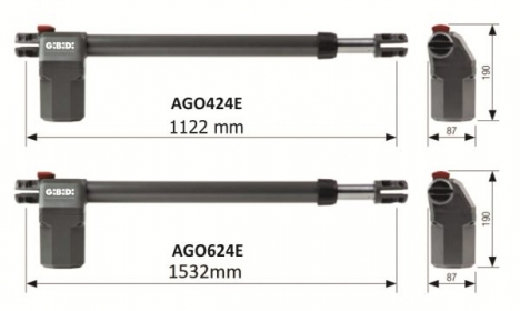 Motor tay đòn AGO chính hãng GIBIDI (made in Italy)