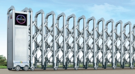 Cổng xếp inox 1381