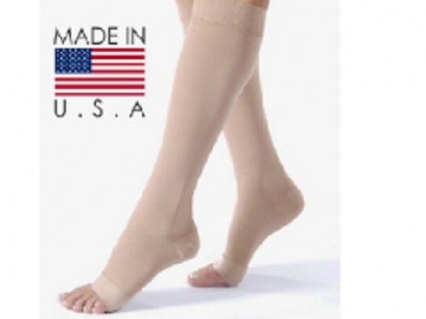 VỚ JOBST GỐI CAO CẤP, MÀU DA, HỞ NGÓN