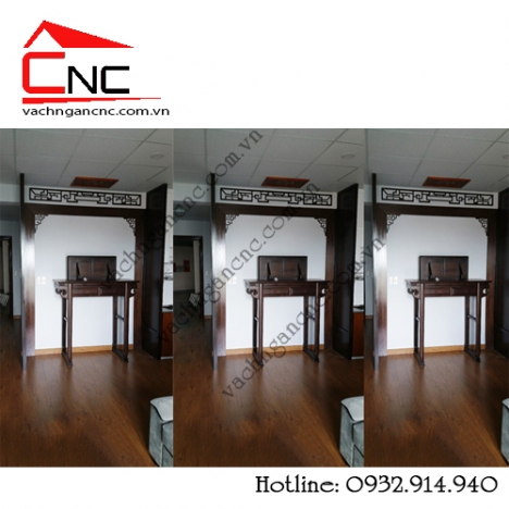 Vách ngăn cnc - vách ngăn bằng gỗ trang trí nhà đẹp