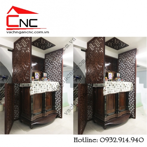 Vách ngăn cnc - vách ngăn bằng gỗ trang trí nhà đẹp