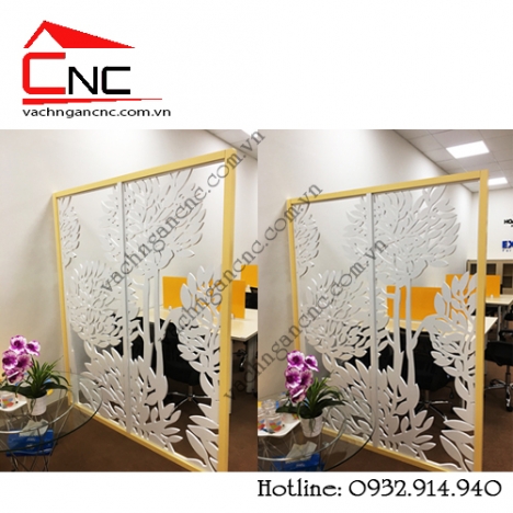 Vách ngăn cnc - vách ngăn bằng gỗ trang trí nhà đẹp