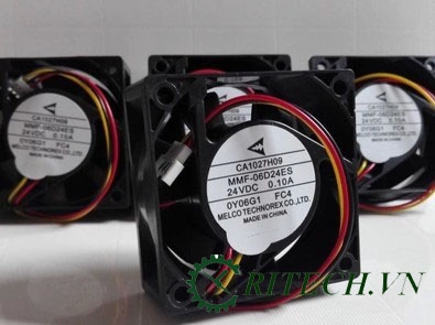 CA1027H09 Quạt DC 24V cho biến tần Mitsubishi 60x60x25mm