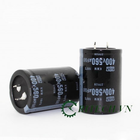 Tụ điện lọc nguồn 560UF 400V kích thước 35*50 mm giá rẻ