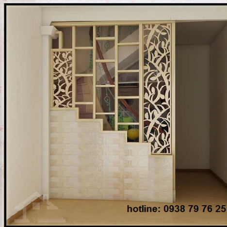 Mẫu vách ngăn cầu thang đẹp, hiện đại, đơn giản và trang nhã