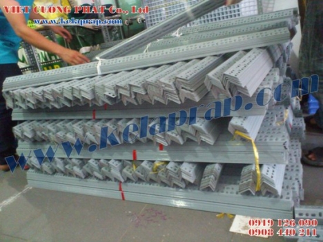 Kệ thép V  lỗ đa năng,kệ kho ,kệ lưu trữ Việt Cường Phát hàng chất lượng