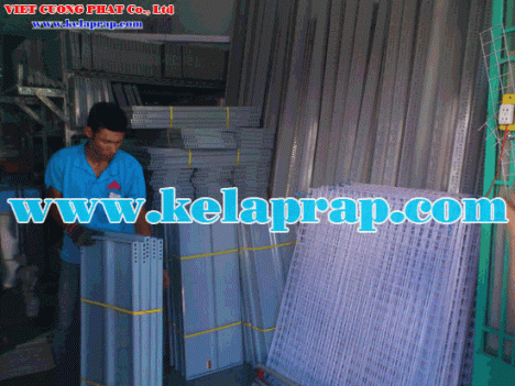 Kệ thép V  lỗ đa năng,kệ kho ,kệ lưu trữ Việt Cường Phát hàng chất lượng