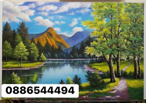 Tranh phong cảnh sơn dầu