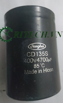 Tụ điện lọc nguồn nhật 4700UF 400V kích thước 110*77mm giá rẻ