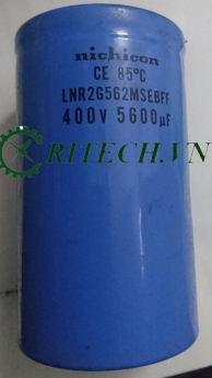 Tụ điện lọc nguồn nhật 5600UF 400V kích thước 132*77mm chính hãng