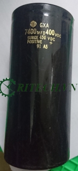 Tụ điện lọc nguồn nhật 7400UF 400V kích thước 170*77mm giá rẻ