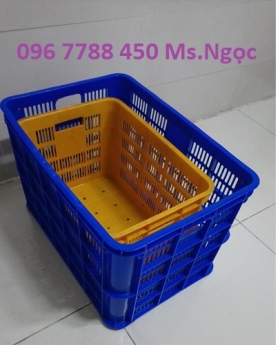 Bán rổ nhựa công nghiệp có bánh xe giá rẻ toàn quốc.