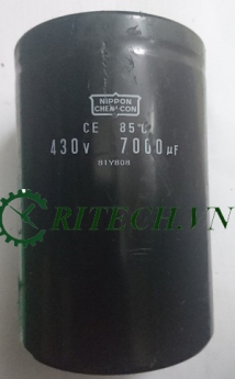 Tụ điện lọc nguồn nhật 7000UF 430V kích thước 133*90mm giá rẻ