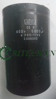 Tụ điện lọc nguồn nhật 5000UF 400V kích thước 120*77mm giá rẻ