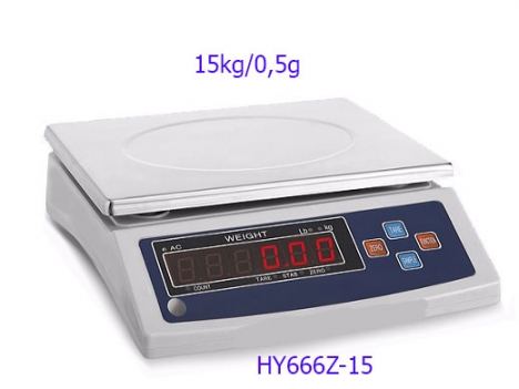 Cân điện tử 15kg/0,5g Haoyu-Đài Loan chính hãng, giá cực hấp dẫn