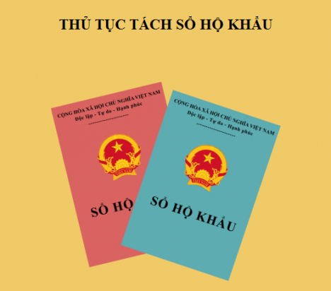 TÁCH SỔ HỘ KHẨU – NHANH CHÓNG VÀ HIỆU QUẢ