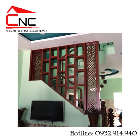 99+ vách ngăn gỗ công nghiệp cầu thang phòng khách