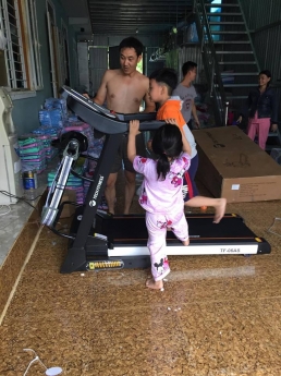 Máy chạy bộ điện đa năng Tech Fitness TF-06AS