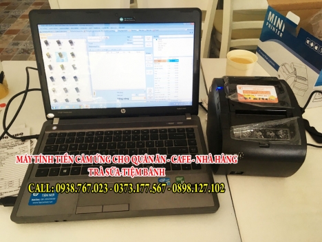 Bán trọn bộ máy tính tiền quán ăn tại Quảng Ninh