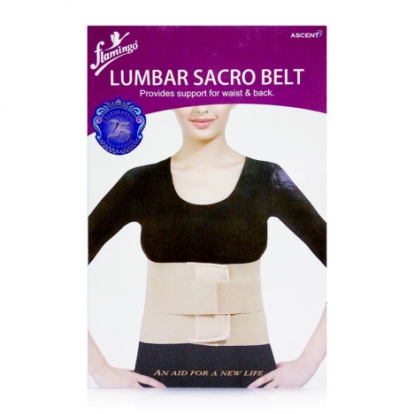 Đai cố định cột sống cao cấp Flamingo Contoured Lumbar Sacro Belt-ấn độ