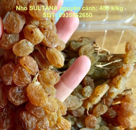 NHO KHÔ NGUYÊN CÀNH ÚC - CRIMSON, SULTANA, SUNMUSCAT