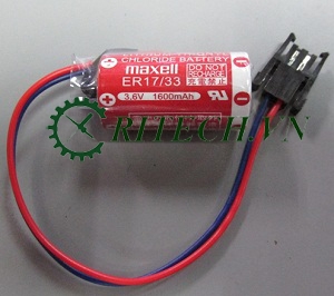 chuyên bán ER17/33 Pin nuôi nguồn PLC MAXELL 3.6V+HRS-RB chất lượng cao