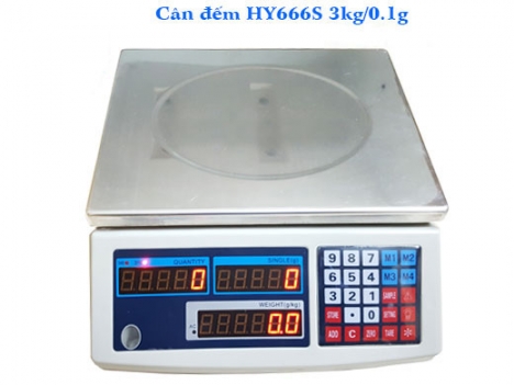 Cân đếm HY666S 3kg/0,1g Haoyu- Đài Loan giá ưu đãi